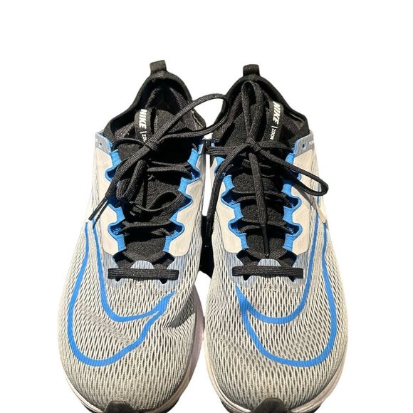 Nike Zoom Fly 4 Men\'s Size 7 Grey Blue Running Sneakers CT2392-005 main image 4
